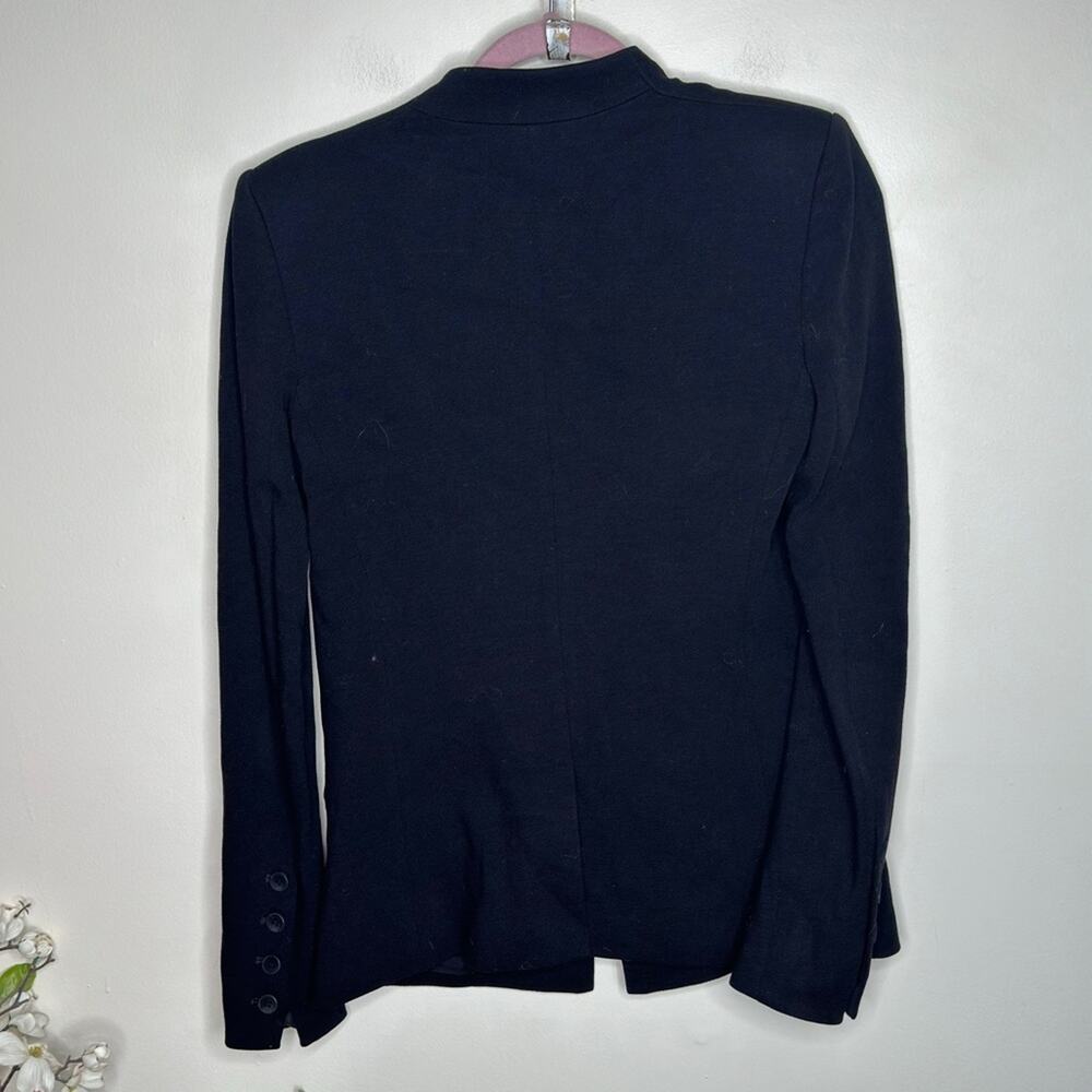 HELMUT LANG Collarless Blazer Single Button Class… - image 5